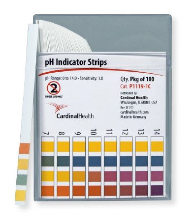 STRIP PH INDICATOR LONG RANGE4 TST FIELD 100/PK 100PK/BX