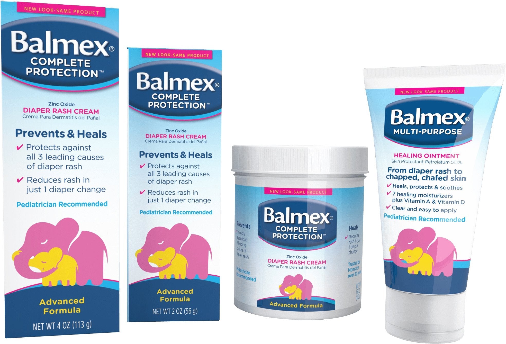 Emerson Healthcare Balmex Zinc Oxide Diaper Rash Cream 