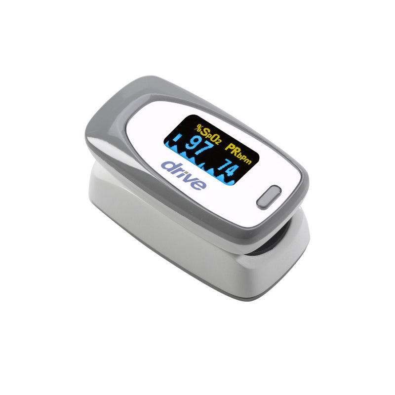 Fingertip Pulse Oximeter View SpO2 Adult Battery Operated LED Display 