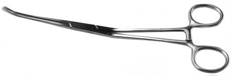 BR Surgical McGIVNEY Hemorrhoidal Grasping forceps, angled shanks, 7½"