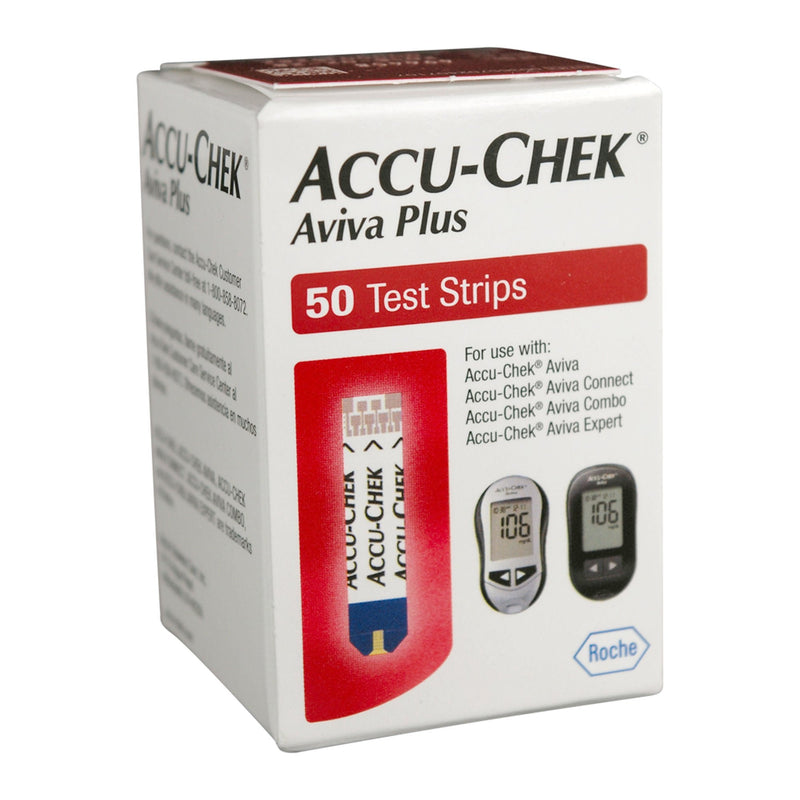 Accu-Chek Aviva Plus Blood Glucose Test Strips (50/VL) 