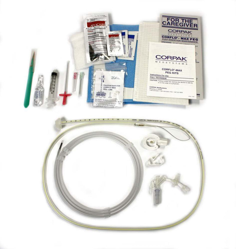 PEG Pull Kit Corflo-MAX 12 Fr. Polyurethane Sterile 