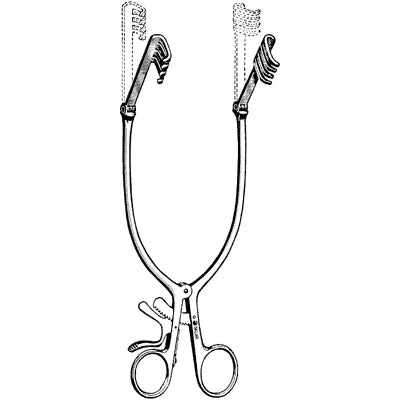 Sklar Adson-Beckman Retractor - 12", Sharp - 42-1611