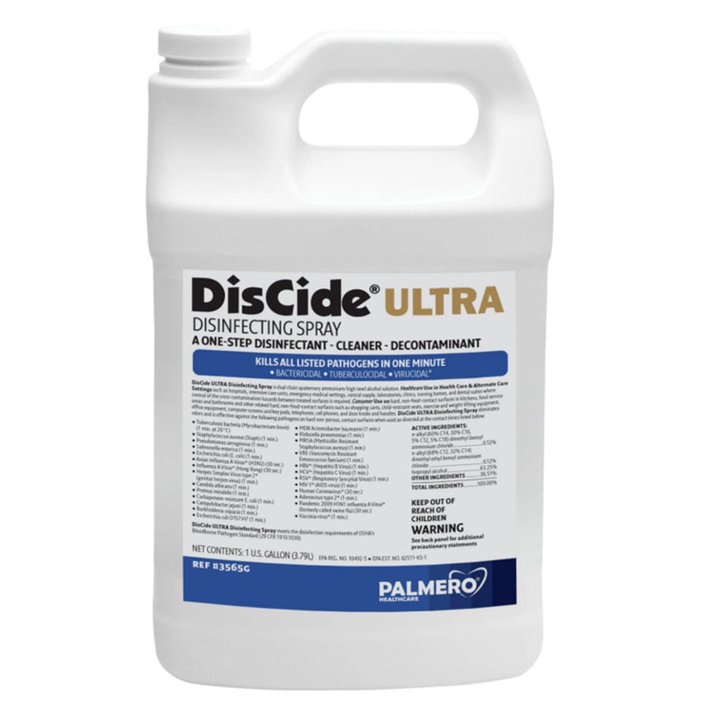 Surface Disinfectant Cleaner DisCide Ultra Quaternary Based Manual Pour Liquid 1 gal. Jug Herbal Scent NonSterile (Gallon) 