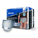 Attends Discreet Men's Underwear, Level 5, Small / Medium (Case of 80)