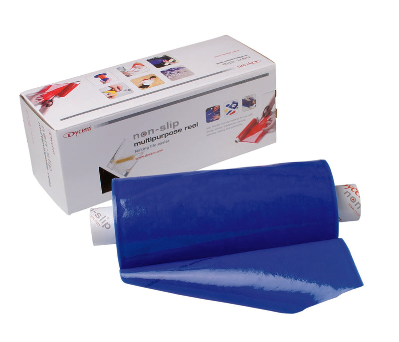 Fabrication Enterprises Dycem Non-Slip Material Roll, Blue, 8 Inches x 10 Yards 