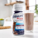 Abbott Nutrition Ensure Plus Therapeutic Nutrition, Chocolate, 8-ounce Bottle (24/CS) 