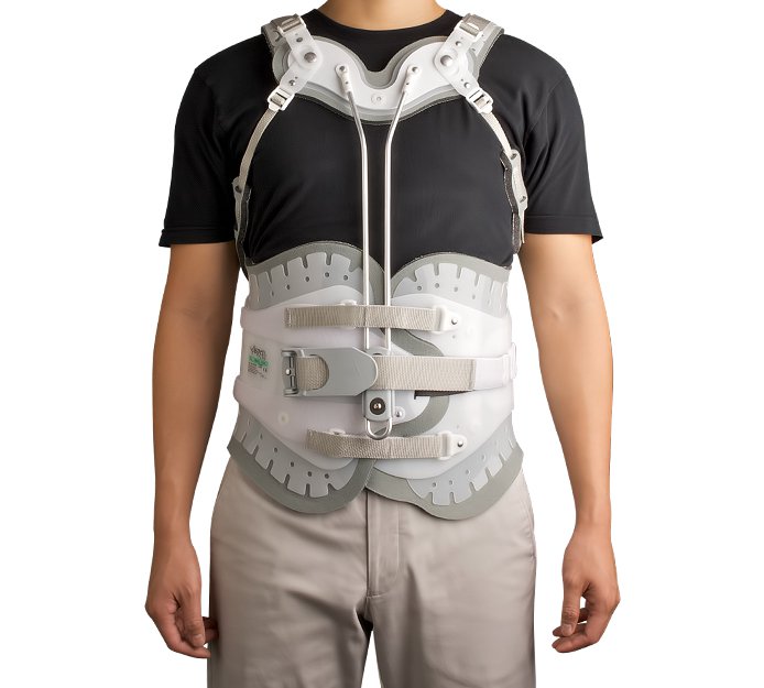 Aspen Medical Products Back Orthosis Horizon 456 TLSO One Size Fits Most Buckle Closure / Hook and Loop Closure 24 to 50 Inch Waist Circumference Adult 
