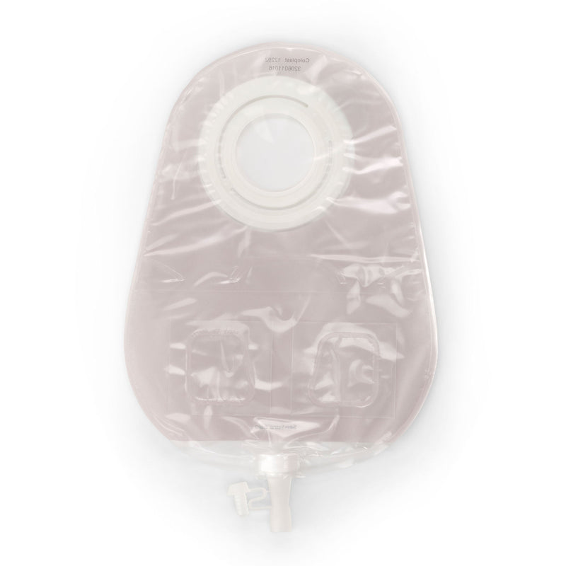 SenSura Mio Flex 2-Piece Transparent Urostomy Pouch, Green Match (Box of 10)
