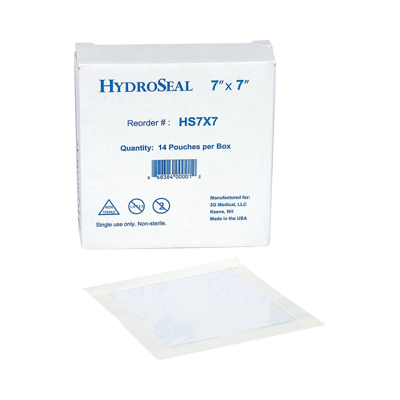 HydroSeal IV Site Barrier Protector, Clear, 7 x 7 inch, Disposable (Case of 980)