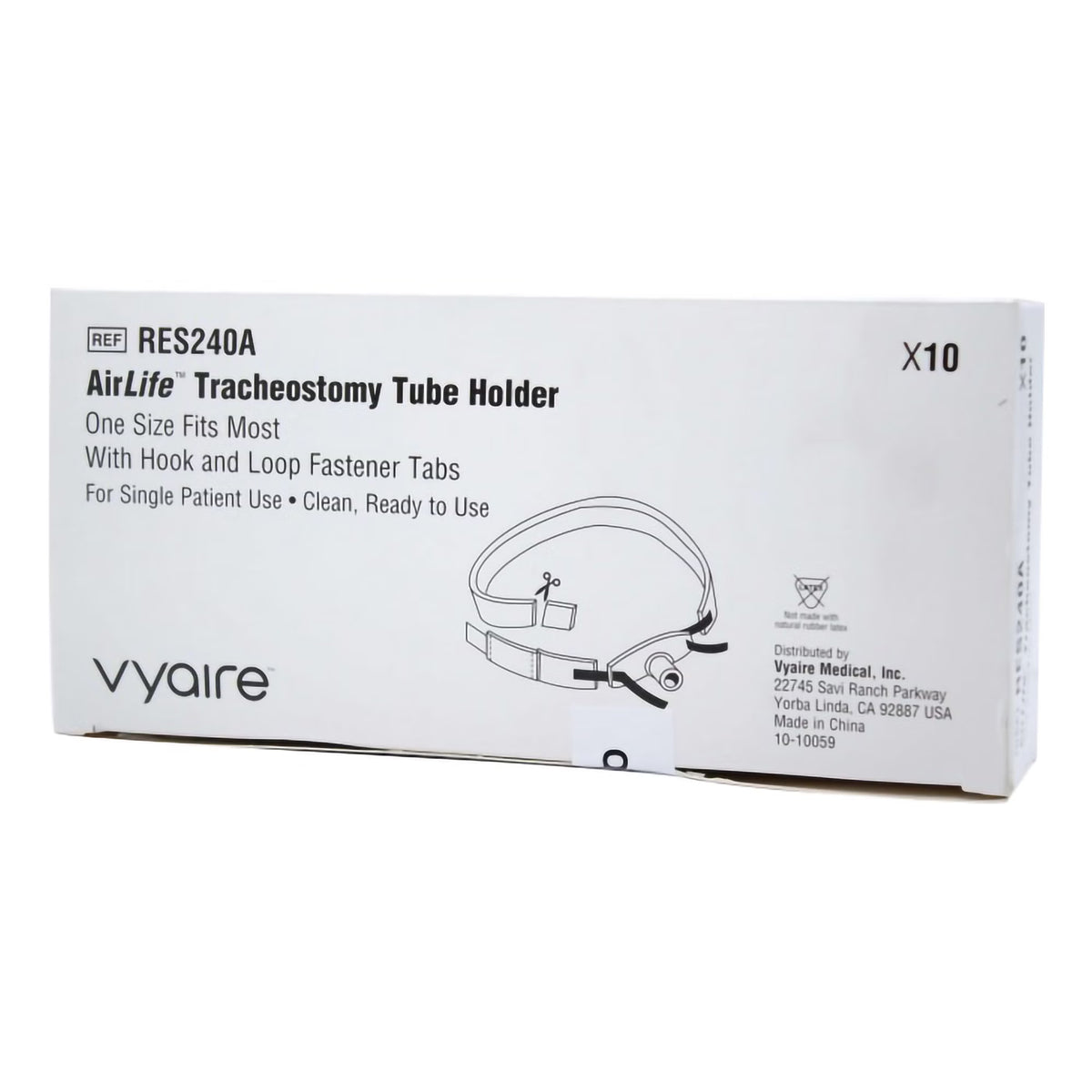AirLife Tracheostomy Tube Holder (Case of 100)