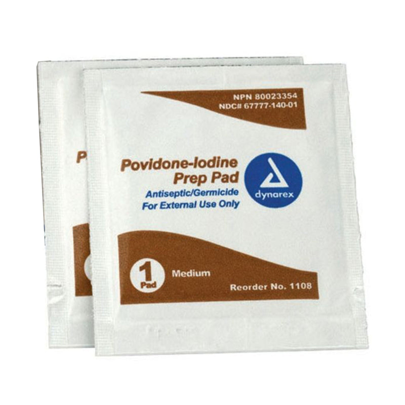 First Aid Only Povidone Iodine Antiseptic Wipes 