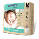 Abena North America Bambo Nature Overnight Diapers, Size 3 (104/CS) 