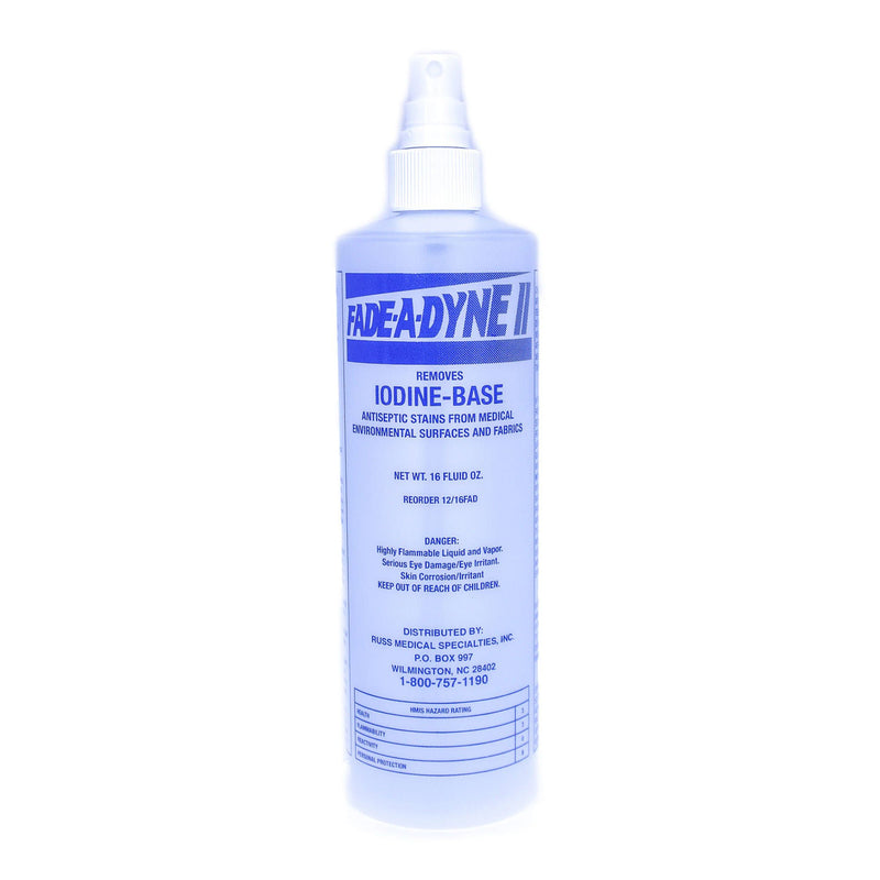 Fade-A-Dyne II Iodine Stain Remover, 16 oz. - 12 Pack (Case of 12)