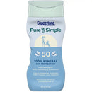 Beiersdorf Coppertone Pure and Simple SPF 50 Mineral Sunscreen Spray, 5 oz.