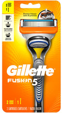 Personal Razor with Lubricating Strip Gillette Fusion5 Double Edge 5 Blade NonSterile Reusable (Each)