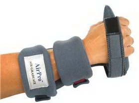 Air Graduate Wrist / Hand Splint OCSI AirPro Fabric Left or Right Hand Blue One Size Fits Most (Each)