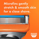 Personal Razor with Lubricating Strip Gillette Fusion5 Double Edge 5 Blade NonSterile Reusable (Each)