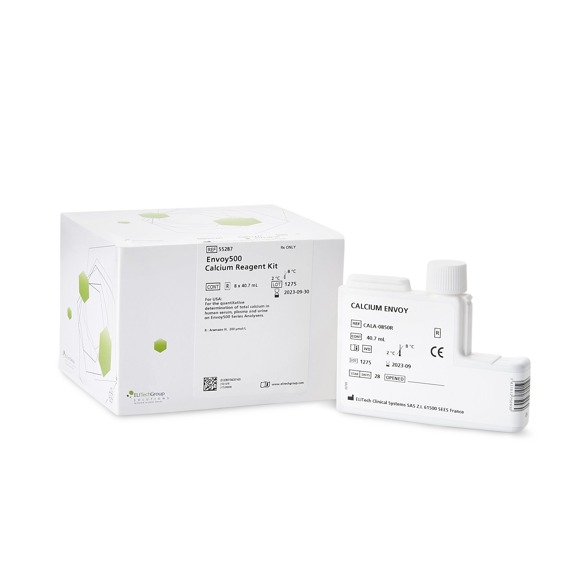 Envoy 500 Reagent for Envoy 500 Chemistry System, Calcium test (Box of 1000 Tsts)