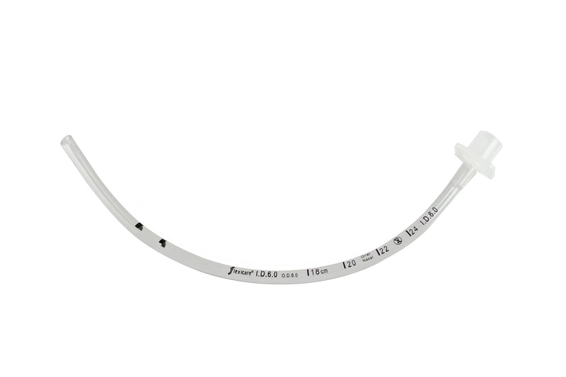 Uncuffed Endotracheal Tube Flexicare VentiSeal Curved 2.5 mm ID Neonate Murphy Eye 