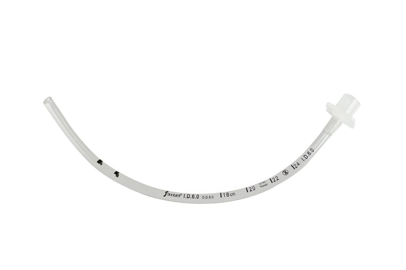 Uncuffed Endotracheal Tube Flexicare VentiSeal Curved 2.5 mm ID Neonate Murphy Eye (Box)