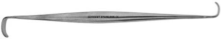 BR Surgical RAGNELL Retractor, double end, 3x8 mm and 5x15 mm blades, delicate, 6"
