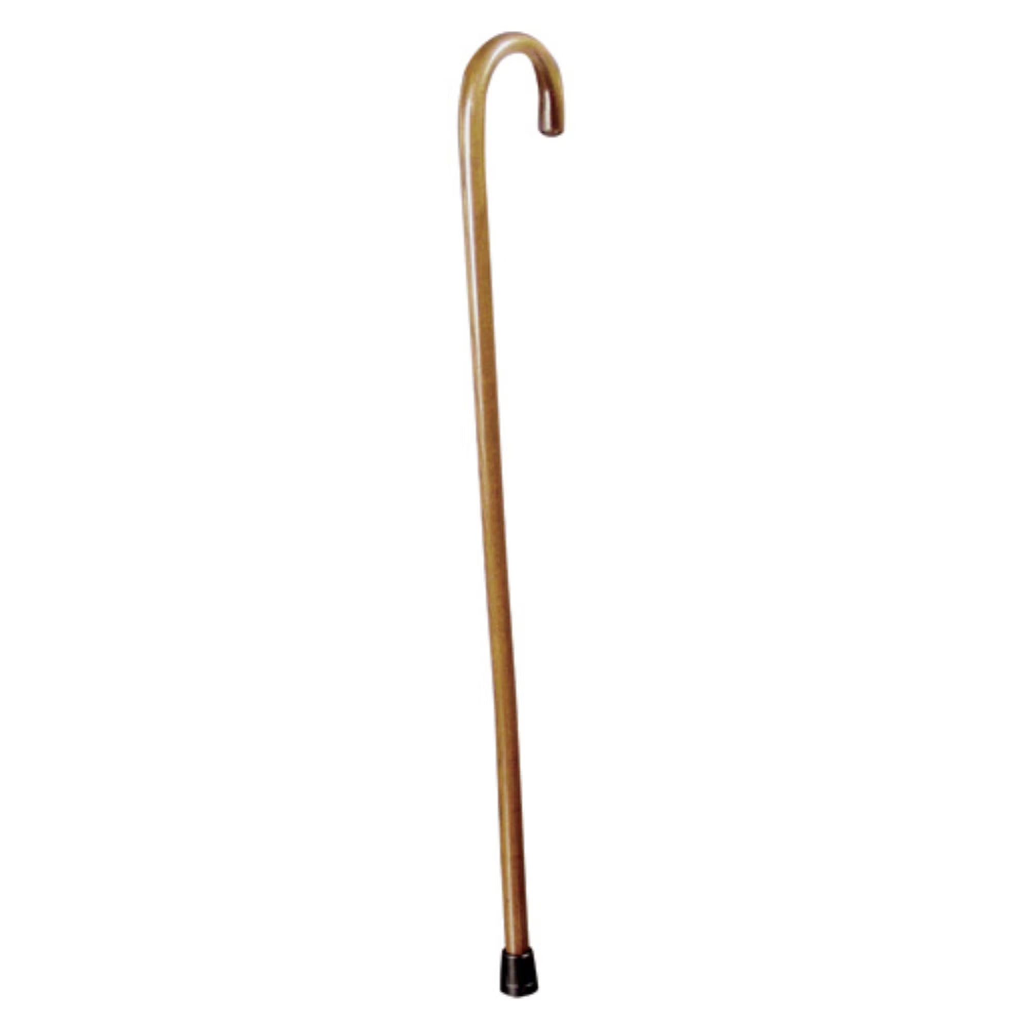 Round Handle Cane Lumex Wood 36 Inch Height Walnut (Box of 6)