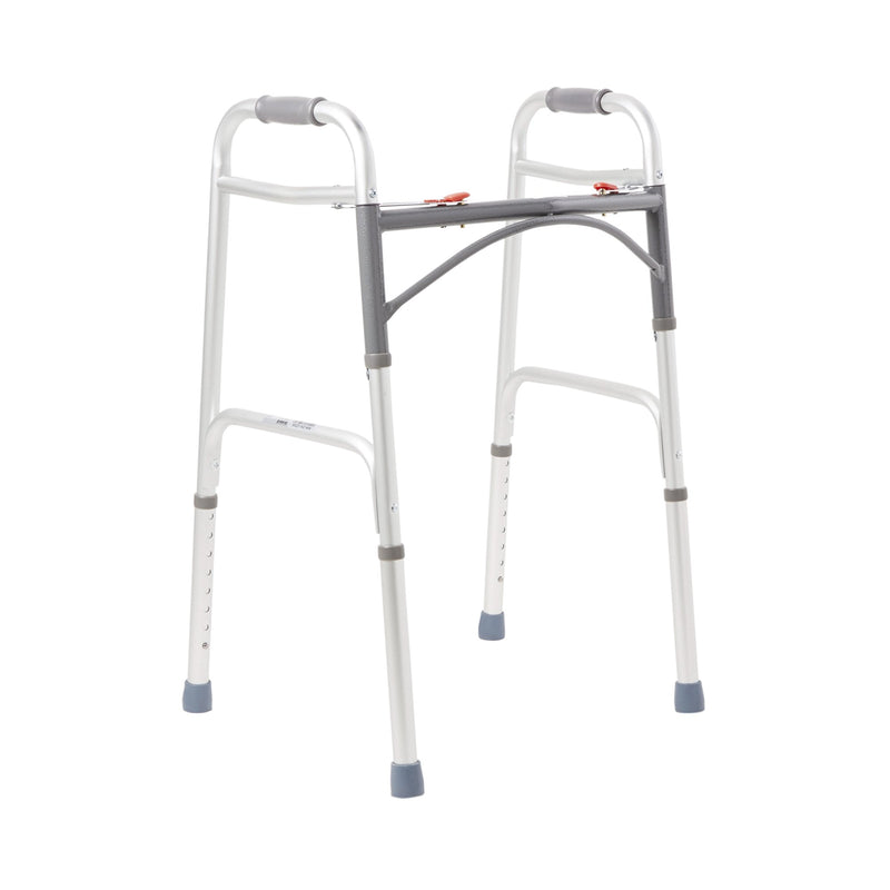 McKesson Aluminum Folding Walker, 32 – 39 Inch Height (Each)
