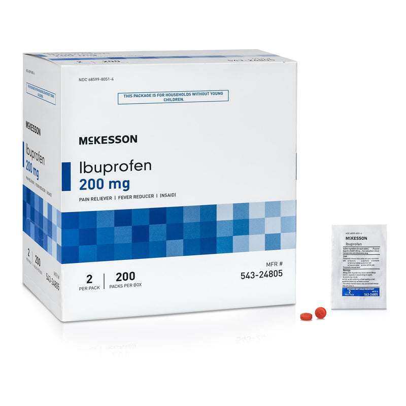 McKesson Ibuprofen Pain Relief (Case of 12 Boxes)