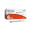 Standard Insulin Syringe with Needle Veo Ultra-Fine 1 mL 15/64 Inch 31 Gauge NonSafety Regular Wall (Case of 500)