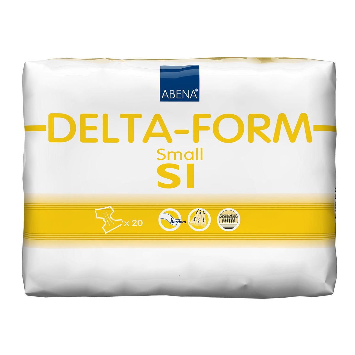 Abena Delta-Form S1 Incontinence Brief, Small (Case of 80)
