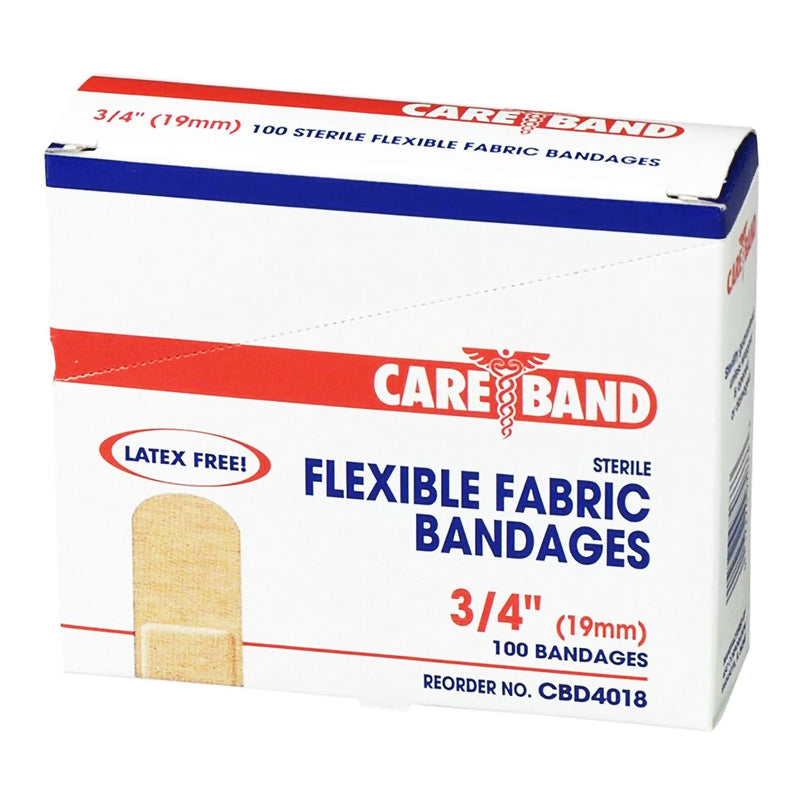 Careband Tan Fabric Adhesive Strip, 3/4 x 3 Inch (Case of 1200) 