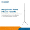McKesson IV Pole, Three Legs, Two Hooks (12/CS) 