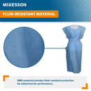 McKesson SMS Fluid Resistant Exam Gown, One Size Fits Most (Case of 50)
