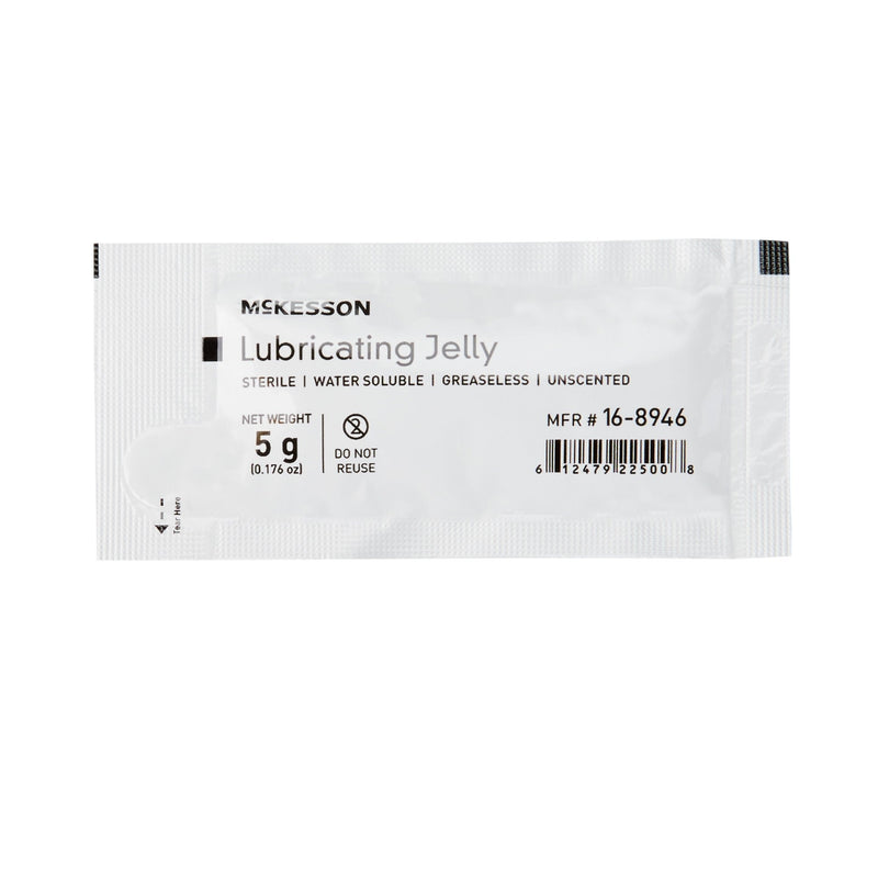 McKesson Lubricating Jelly, 5-gram Packet (144/BX)