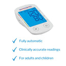 Veridian Healthcare LLC SmartHeart Blood Pressure Monitor with Automatic Inflation, L/XL Cuffs (12/CS) 