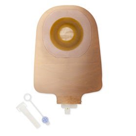 Premier One-Piece Beige Urostomy Pouch, Pre-cut to Fit 25 mm Stomas (Box of 10)