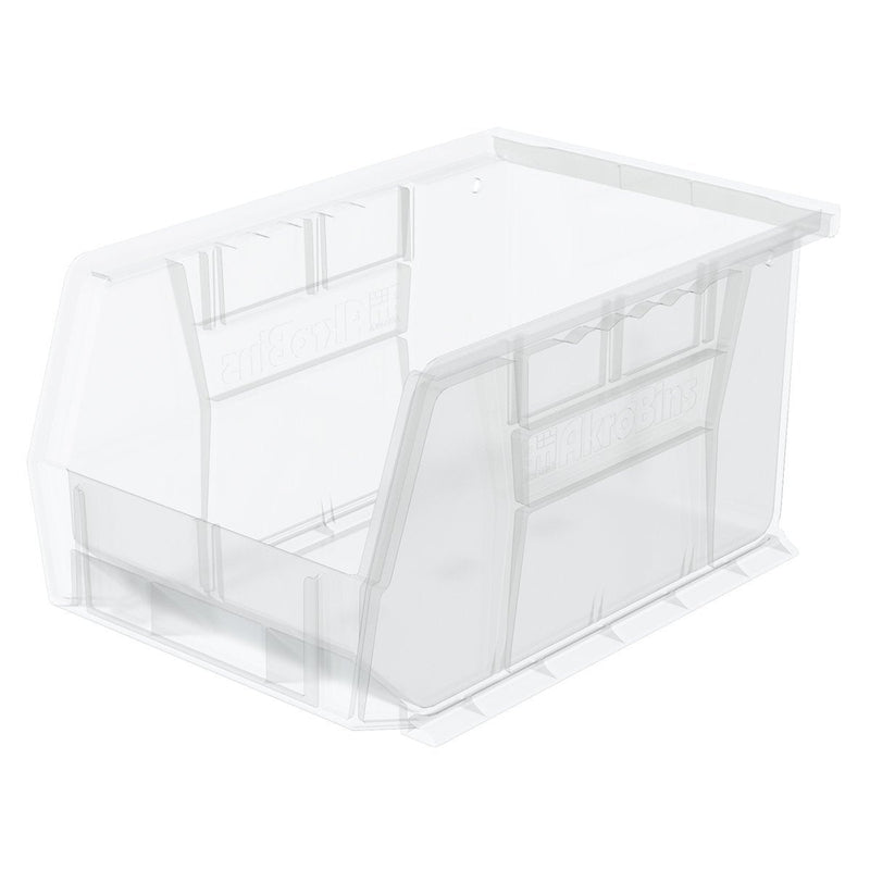 Akro-Mils Storage Bin AkroBins Clear Plastic 5 X 6 X 9-1/4 Inch (12/CS) 