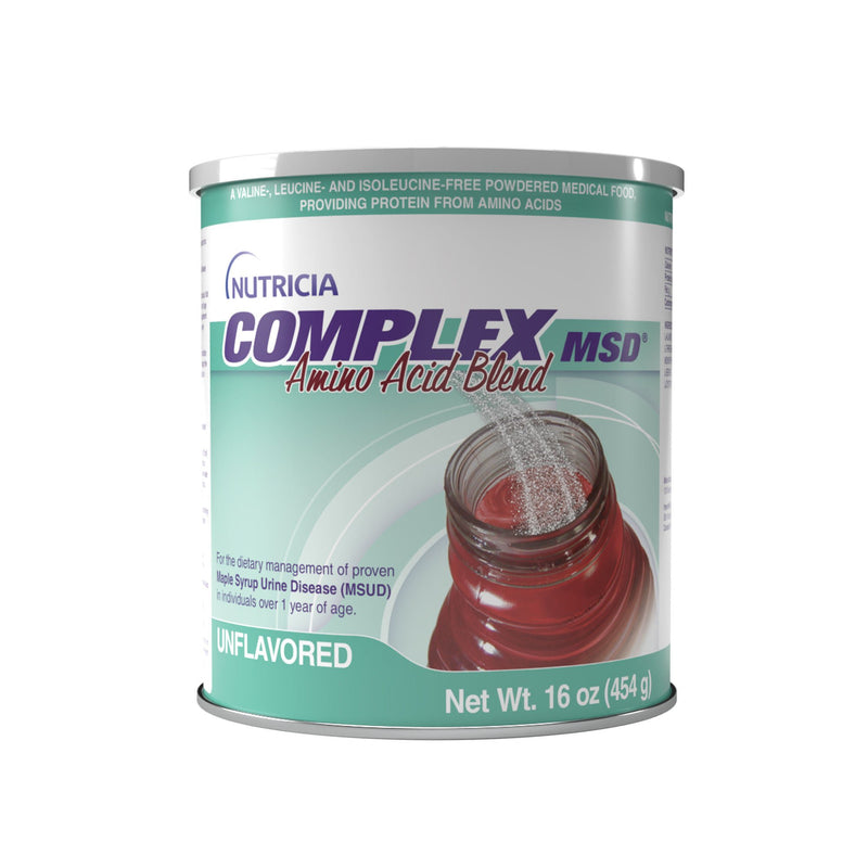 Oral Supplement Complex MSD Amino Acid Blend Unflavored Powder 16 oz. / 454 Gram Canister (Case of 6)