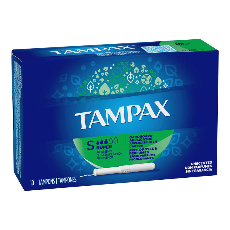 Tampon Tampax Super A Individually Wrapped (Box of 10)