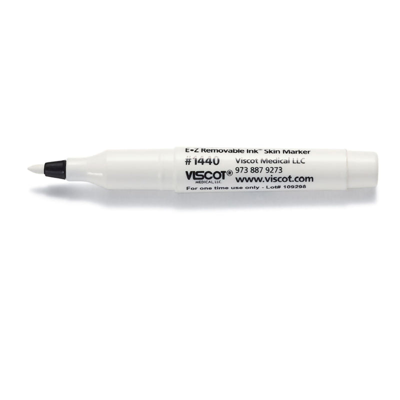 Skin Marker EZ Removable Ink White Ink NonSterile Mini Regular Tip (Case of 500)