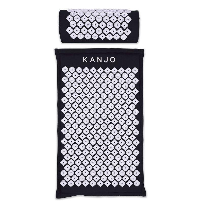 Kanjo Memory Foam Acupressure Mat Set, Black (Case of 8)