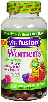 vitafusion Women's Multivitamin Gummies Natural Berry Flavors (Bottle of 150)