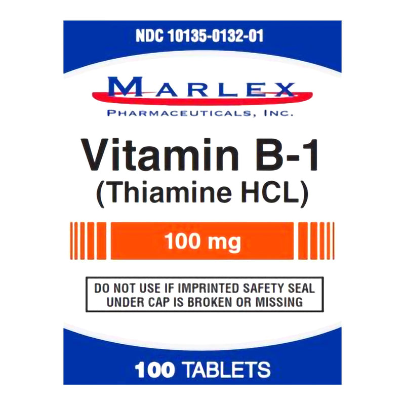 Marlex Pharmaceutical Marlex Vitamin B-1 Supplement 