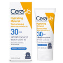 CeraVe Hydrating Mineral Sunscreen for Face, SPF 50, 2.5-ounce Tube (Each)