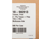 McKesson Brand McKesson KIDS Design Nonsterile Procedure Towel, 13 x 18 Inch (500/CS) 