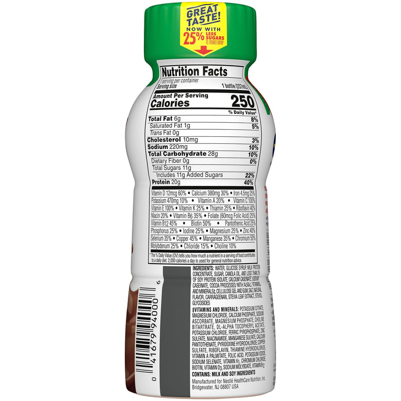 Boost High Protein Chocolate Complete Nutritional Drink, 8-ounce bottle (24/CS) 