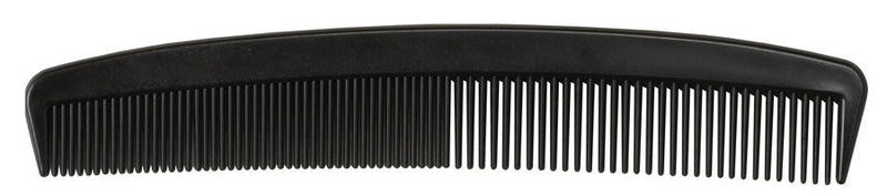 Comb 7 Inch Length Black Plastic (Gross)