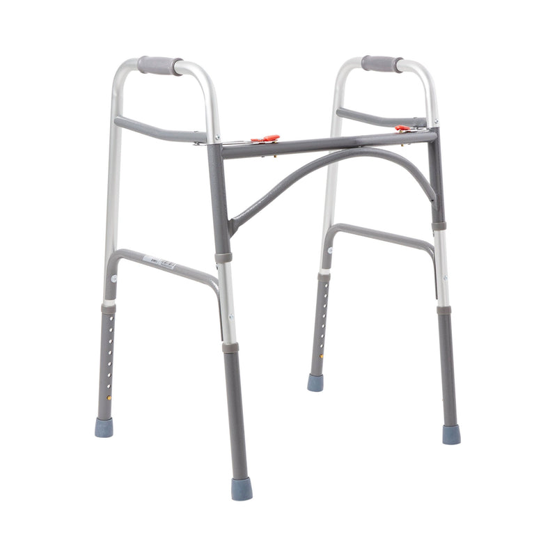 McKesson Steel Bariatric Folding Walker, 32.5 – 39 Inch Height (Case of 2)