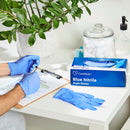 CareStock Nitrile Exam Glove, Extra Large, Blue (Case of 1800)